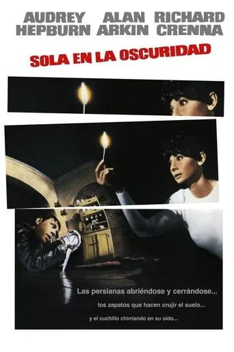 Póster de Sola en la oscuridad (1967) con Audrey Hepburn como Susy Hendrix