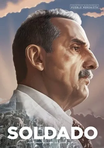 Póster de Soldado, un documental sobre Guillermo Moreno