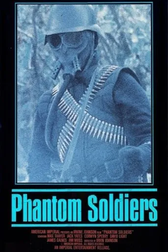 Póster de Soldados fantasma (1987) con Mike Monty