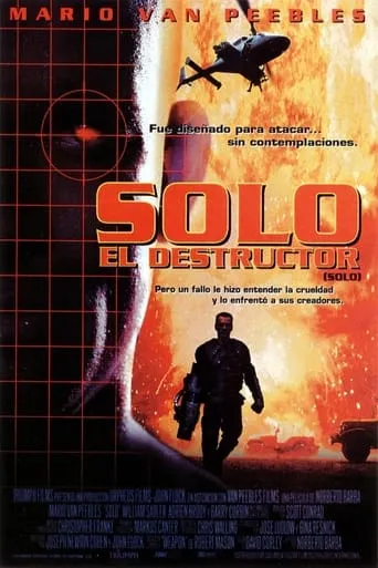 Póster de Solo, el destructor (1996) con Christopher Michael como Flight Deck Officer