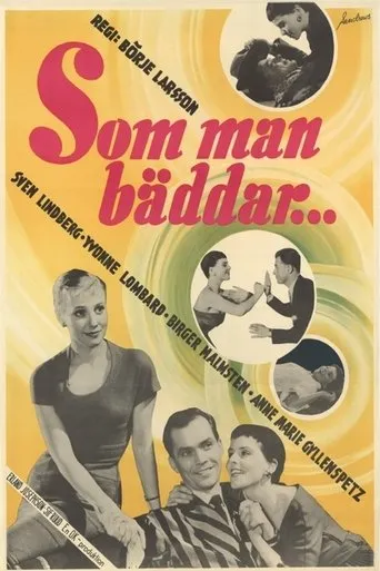 Póster de Som man bäddar...