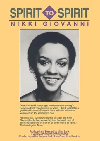 Póster de Spirit to Spirit: Nikki Giovanni