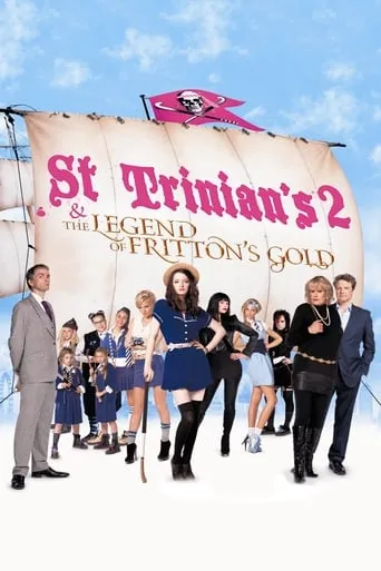 Póster de St Trinian 2: La leyenda del oro de Fritton (2009) con Gemma Arterton como Kelly Jones