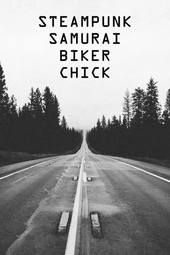 Póster de Steampunk Samurai Biker Chick