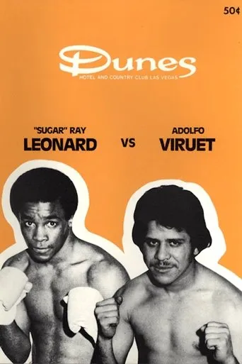 Póster de Sugar Ray Leonard vs. Adolfo Viruet