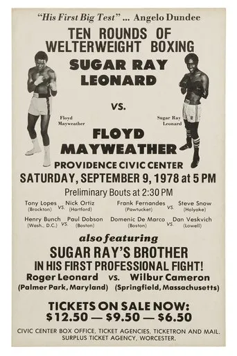 Póster de Sugar Ray Leonard vs. Floyd Mayweather Sr