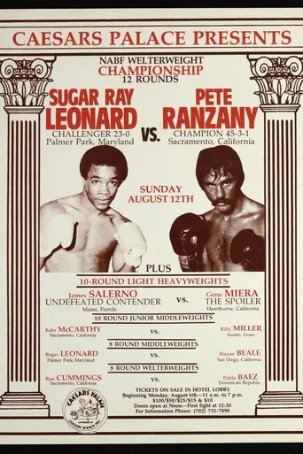 Póster de Sugar Ray Leonard vs. Pete Ranzany