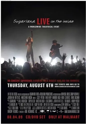 Póster de Sugarland: Live on the Inside