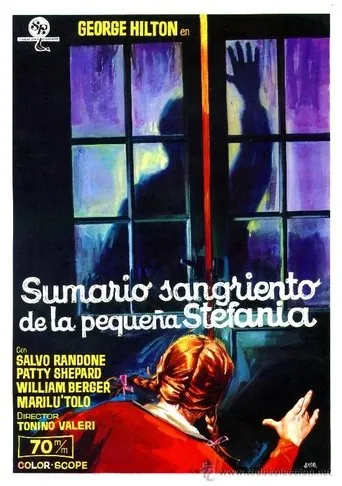 Póster de Sumario sangriento de la pequeña Estefania