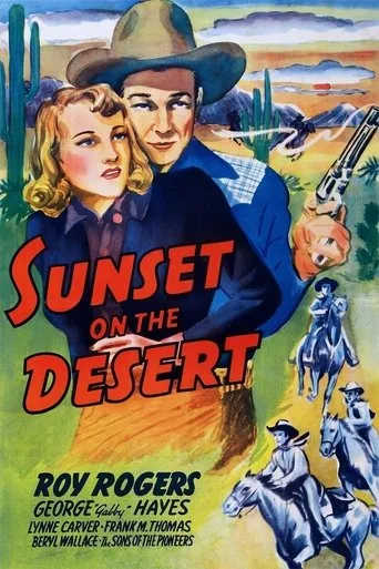 Póster de Sunset on the Desert