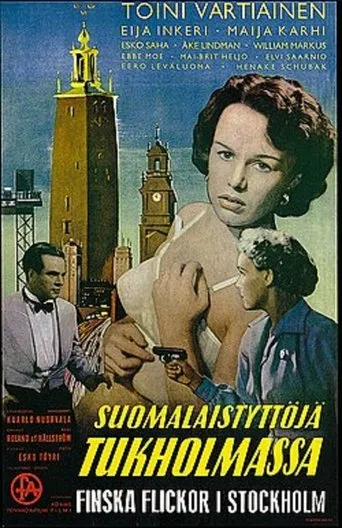 Póster de Suomalaistyttöjä Tukholmassa