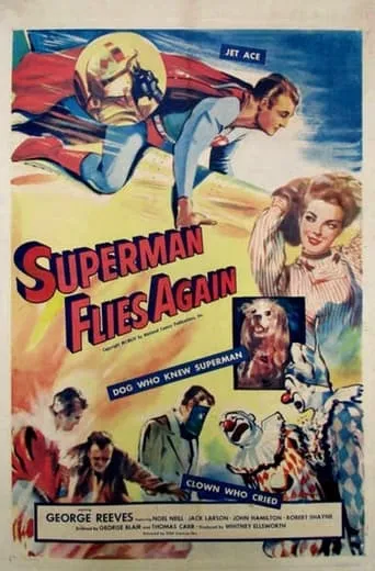 Póster de Superman Flies Again