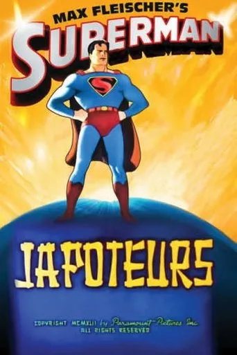 Póster de Superman: Japoteadores (1942) con Jack Mercer como Press Tour Guide (voice) (uncredited)