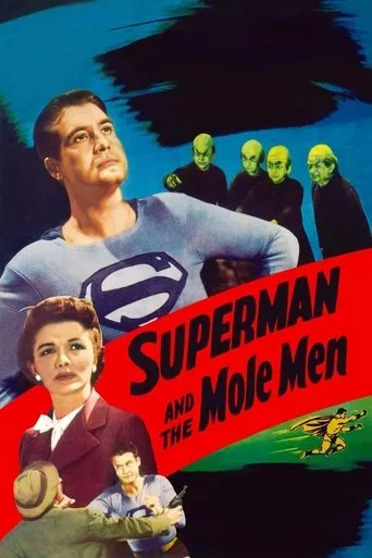 Póster de Superman y los Hombres Topo