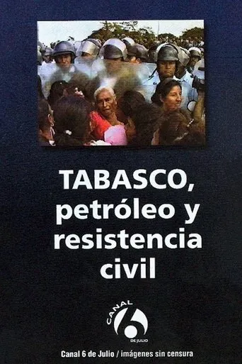 Póster de Tabasco: Petróleo y resistencia civil