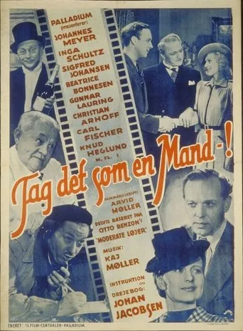 Póster de Tag det som en mand