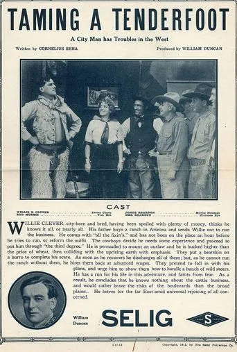 Póster de Taming a Tenderfoot