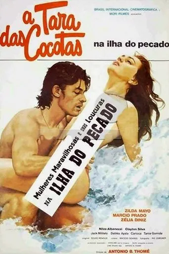 Póster de Tara das Cocotas na Ilha do Pecado