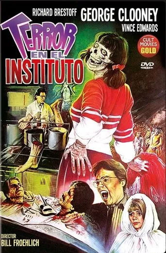 Póster de Terror en el instituto (1987) con Darcy DeMoss como Sheri Haines