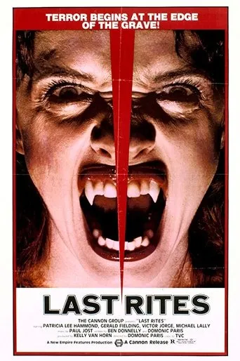 Póster de Terror en la funeraria