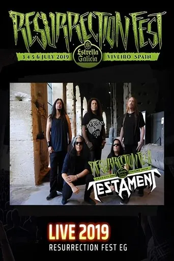 Póster de Testament - Live at Resurrection Fest EG 2019