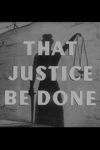 Póster de That Justice Be Done