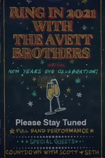 Póster de The Avett Brothers LIVE New Year's Eve Virtual Celebration