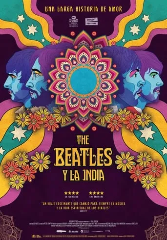Póster de The Beatles y la India