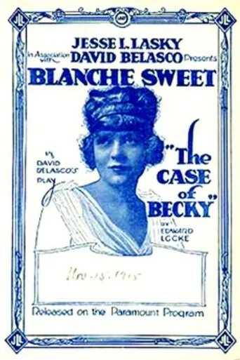 Póster de The Case of Becky