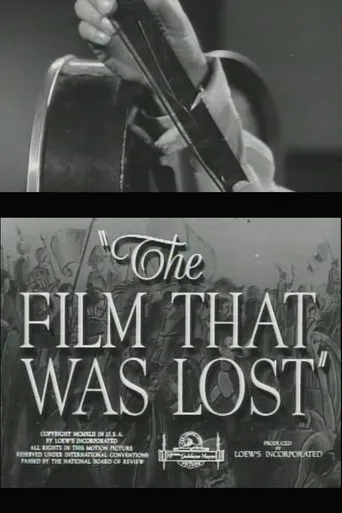 Póster de The Film That Was Lost