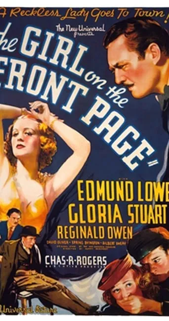 Póster de The Girl on the Front Page