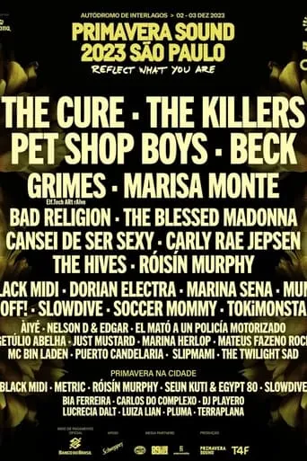 Póster de The Killers Live in São Paulo Brazil 2023
