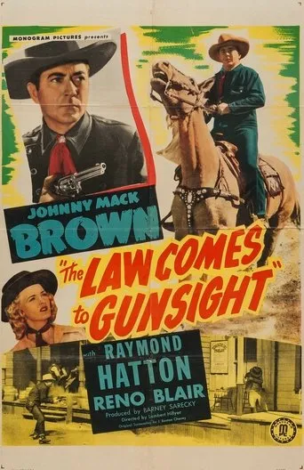 Póster de The Law Comes to Gunsight
