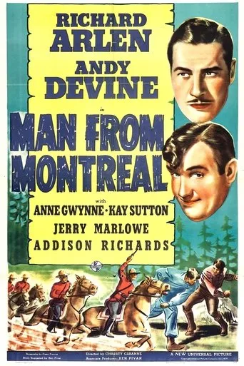 Póster de The Man from Montreal