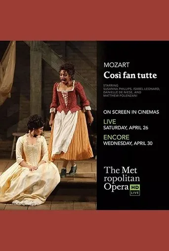 Póster de The Metropolitan Opera: Così Fan Tutte