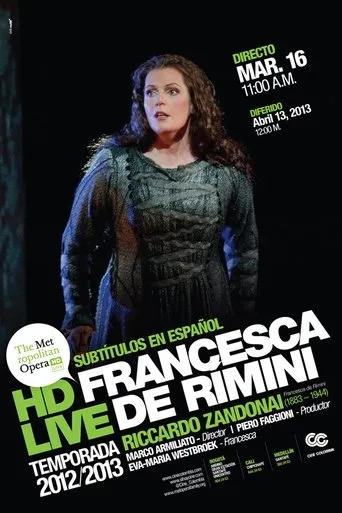 Póster de The Metropolitan Opera: Francesca da Rimini