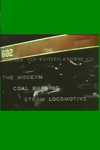 Póster de The Modern Coal Burning Steam Locomotive
