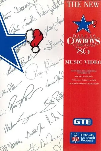 Póster de The New Dallas Cowboys Christmas '86 Music Video