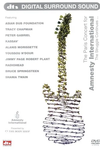 Póster de The Paris Concert for Amnesty International