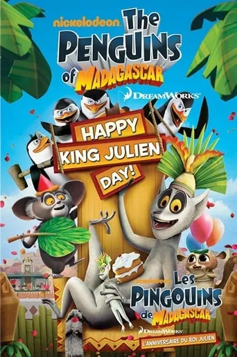 Póster de The Penguins of Madagascar: Happy King Julien Day