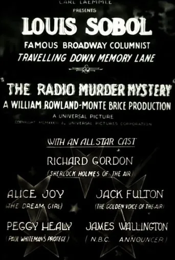 Póster de The Radio Murder Mystery