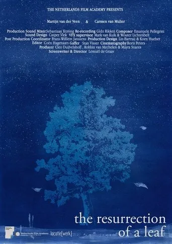 Póster de the resurrection of a leaf