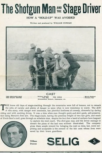 Póster de The Shotgun Man and the Stage Driver