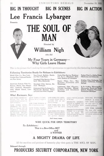 Póster de The Soul of Man