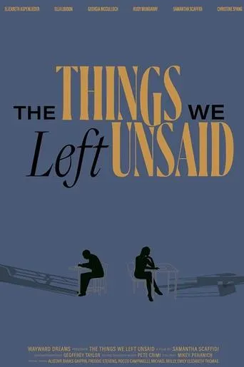 Póster de The Things We Left Unsaid