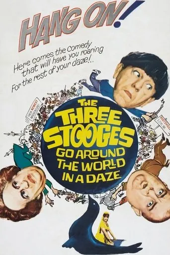 Póster de The Three Stooges Go Around the World in a Daze