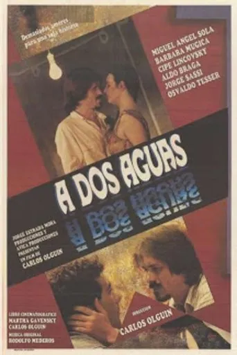 Póster de The Two Waters (1988) con Sandra Ballesteros como The feline woman