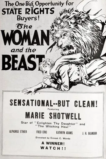 Póster de The Woman and the Beast