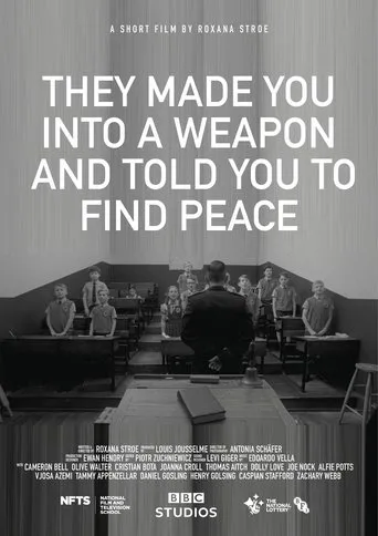 Póster de They made you into a weapon and told you to find peace