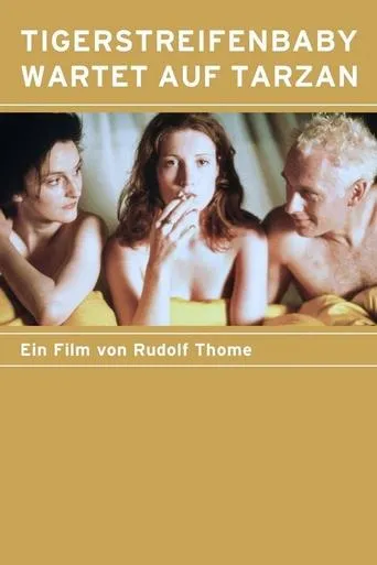 Póster de Tigerstreifenbaby wartet auf Tarzan